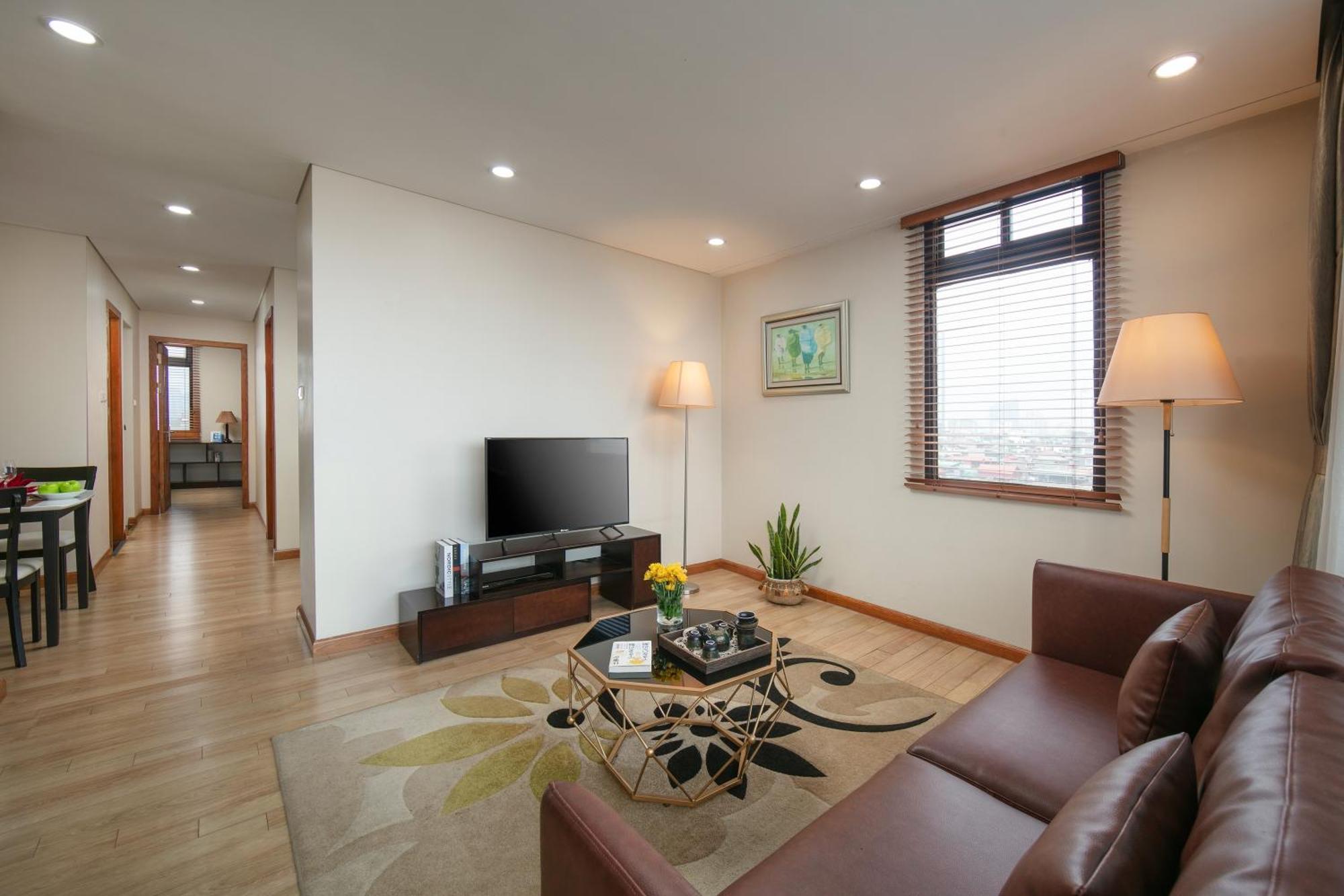 Hb Serviced Apartment - 121B Quan Hoa هانوي المظهر الخارجي الصورة