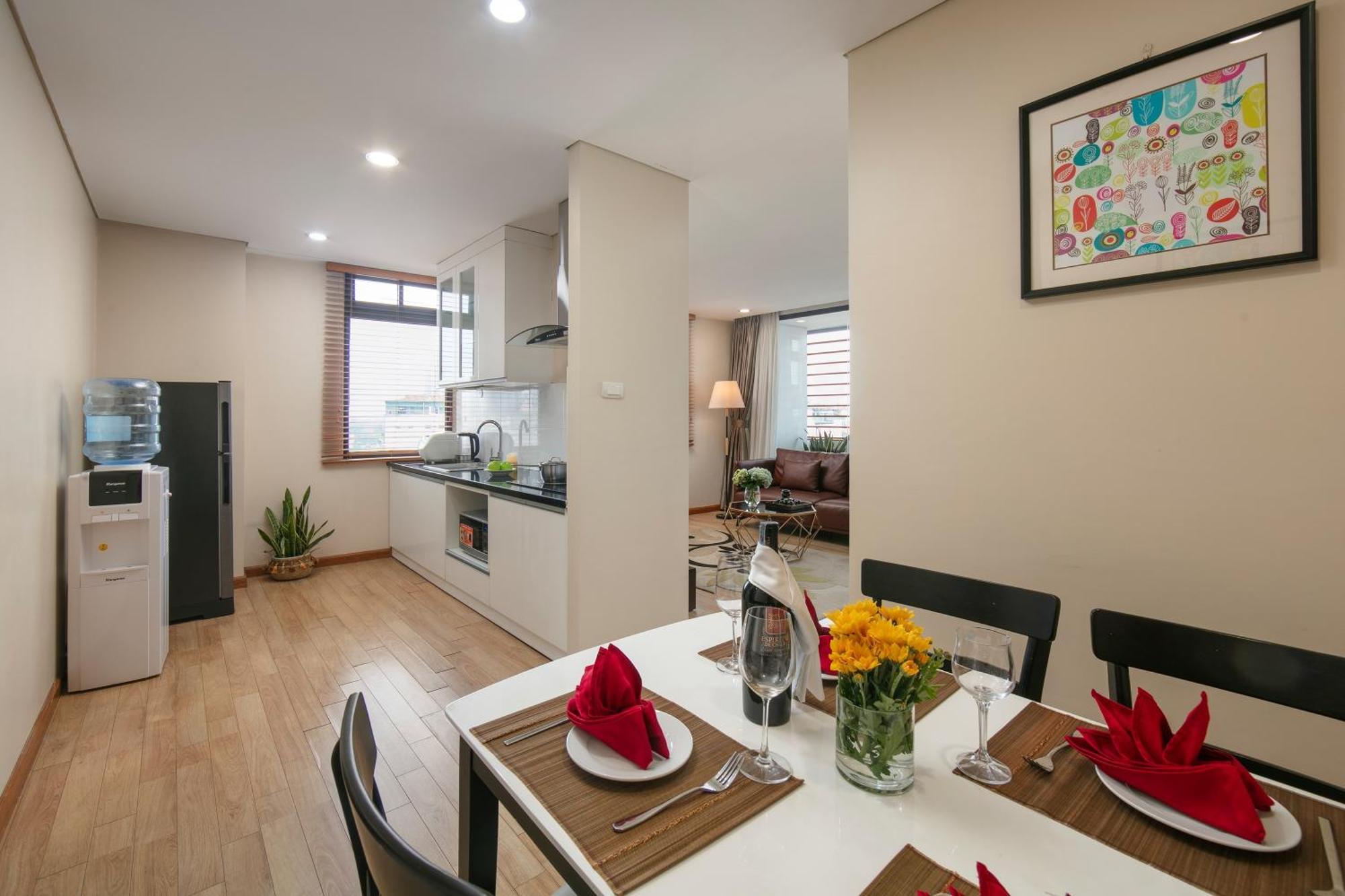 Hb Serviced Apartment - 121B Quan Hoa هانوي المظهر الخارجي الصورة