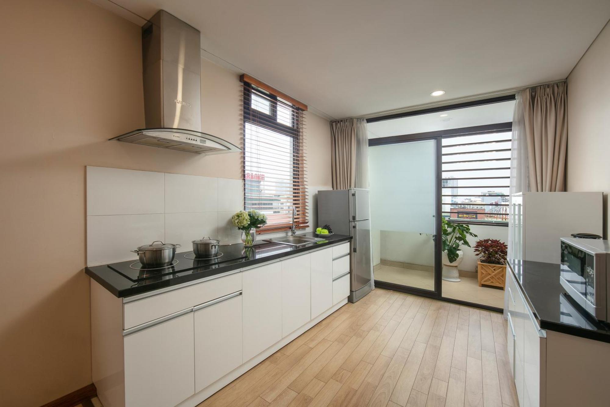 Hb Serviced Apartment - 121B Quan Hoa هانوي المظهر الخارجي الصورة