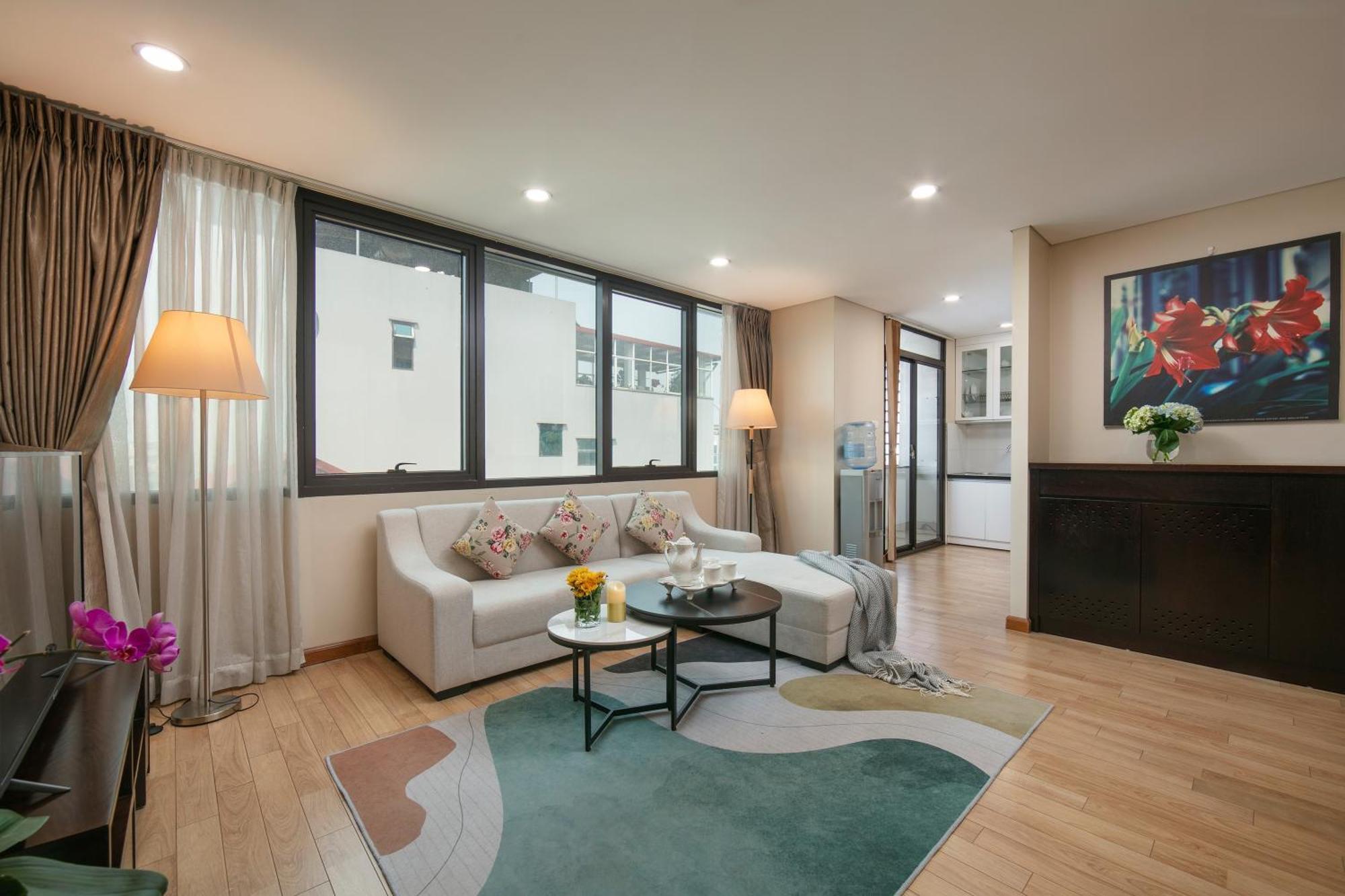 Hb Serviced Apartment - 121B Quan Hoa هانوي المظهر الخارجي الصورة