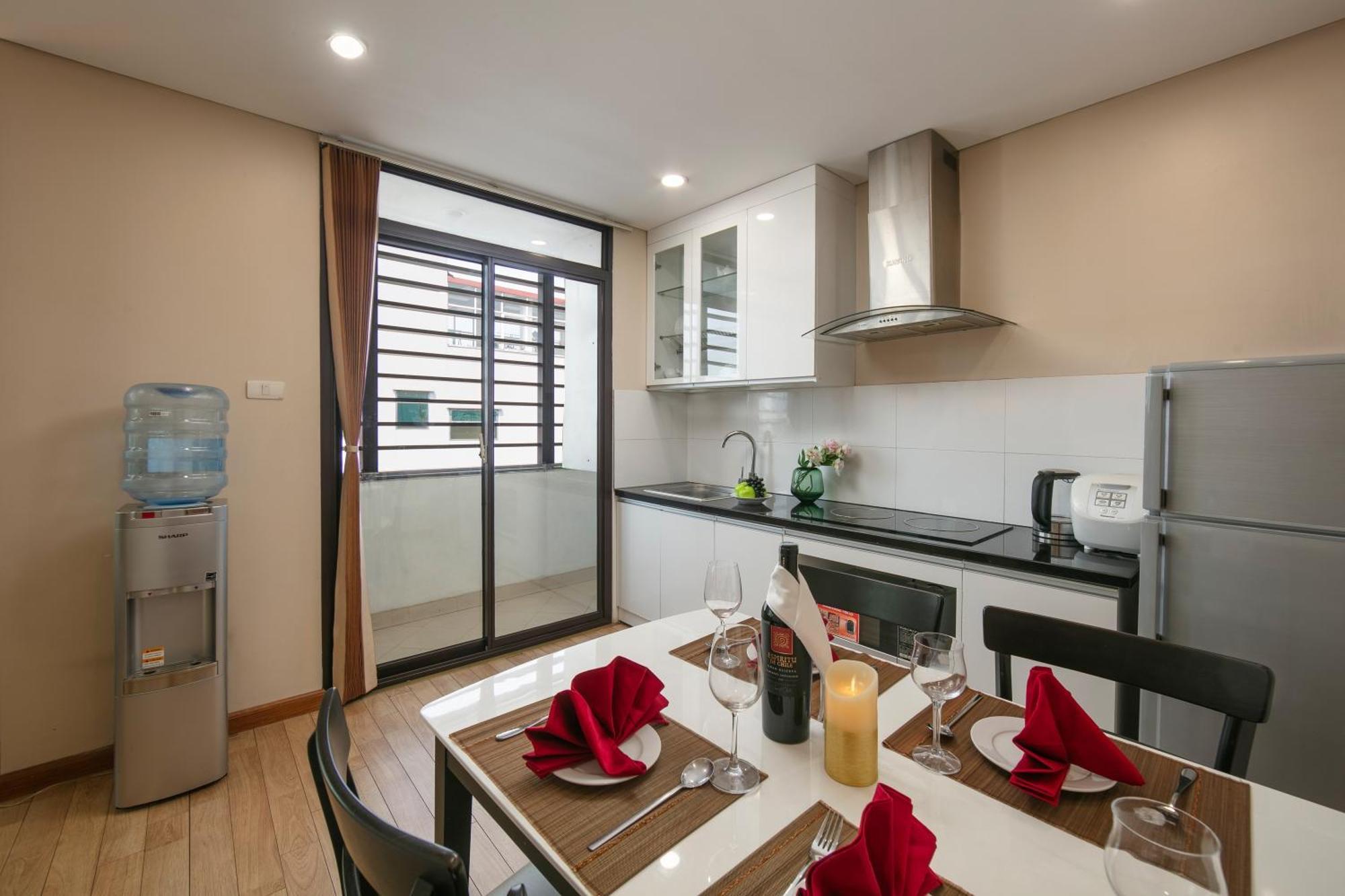 Hb Serviced Apartment - 121B Quan Hoa هانوي المظهر الخارجي الصورة