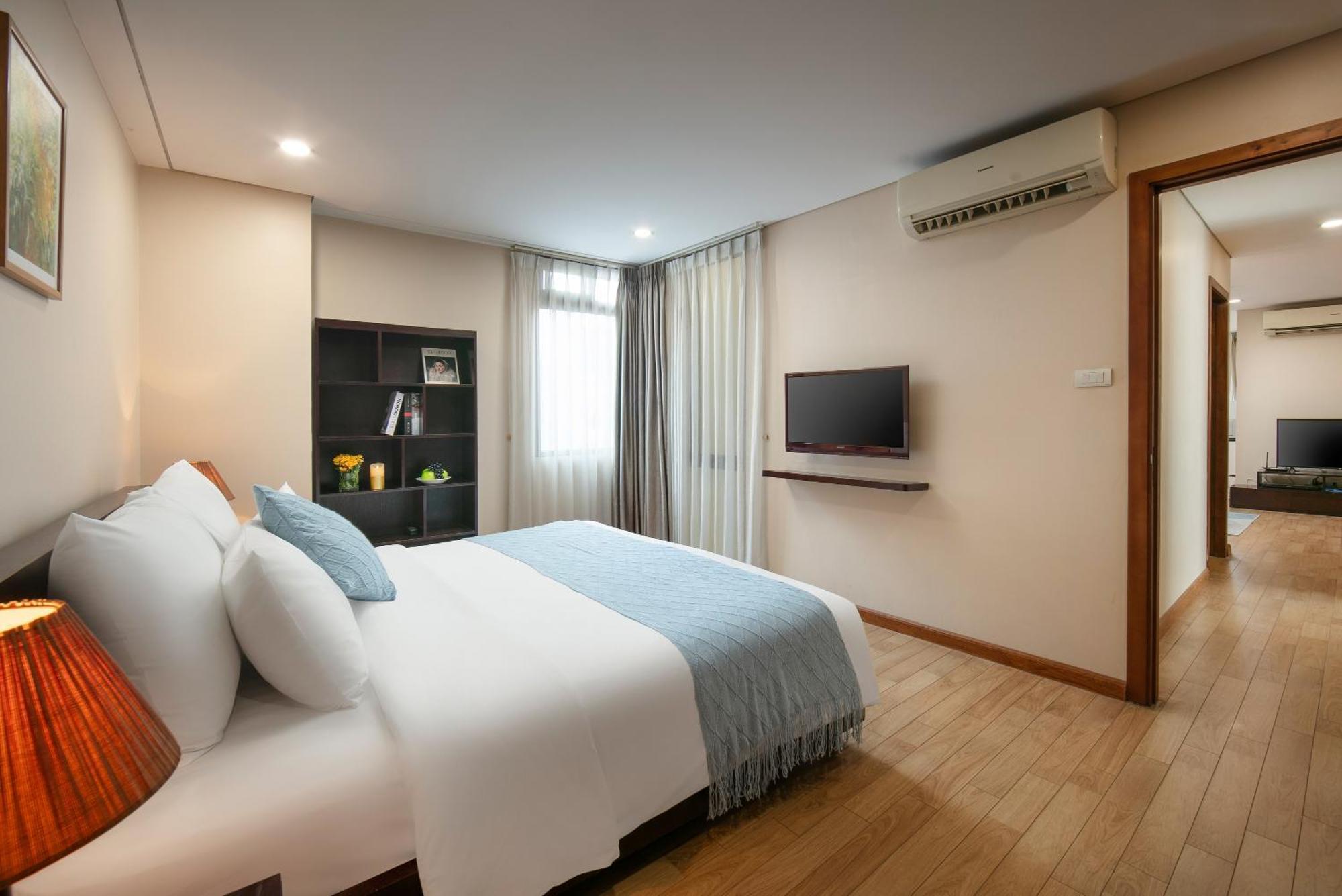 Hb Serviced Apartment - 121B Quan Hoa هانوي المظهر الخارجي الصورة