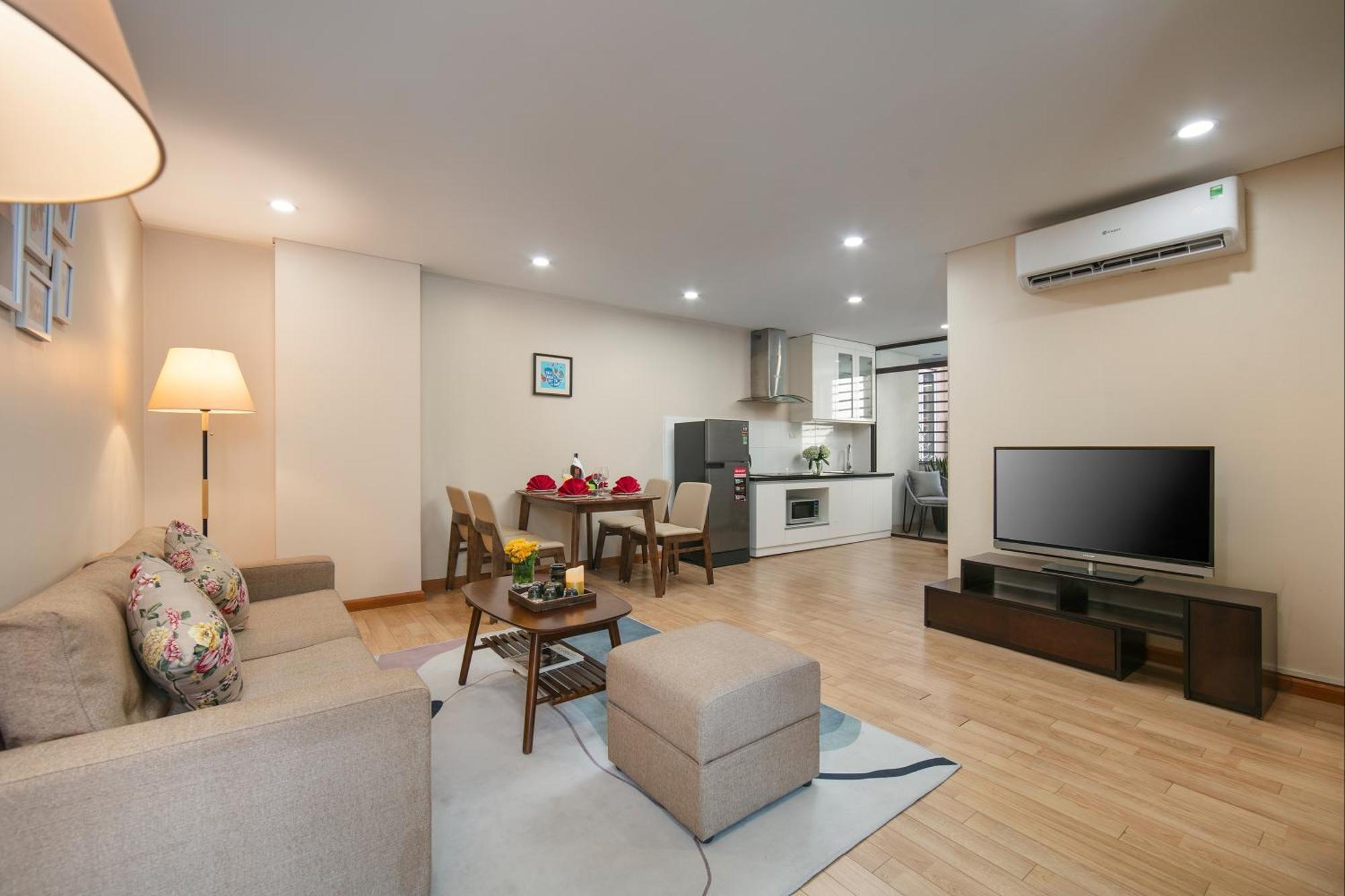 Hb Serviced Apartment - 121B Quan Hoa هانوي المظهر الخارجي الصورة