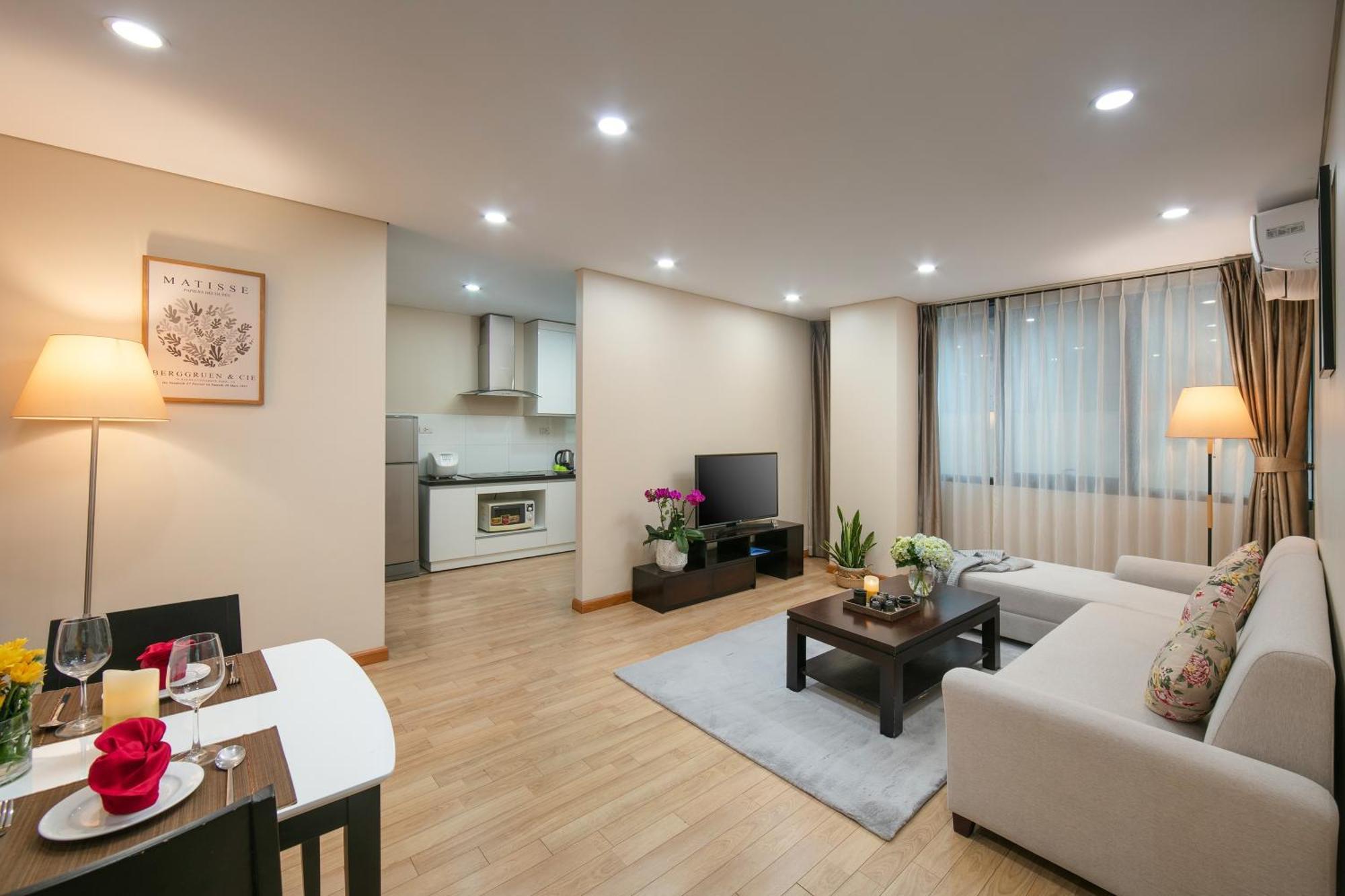 Hb Serviced Apartment - 121B Quan Hoa هانوي المظهر الخارجي الصورة