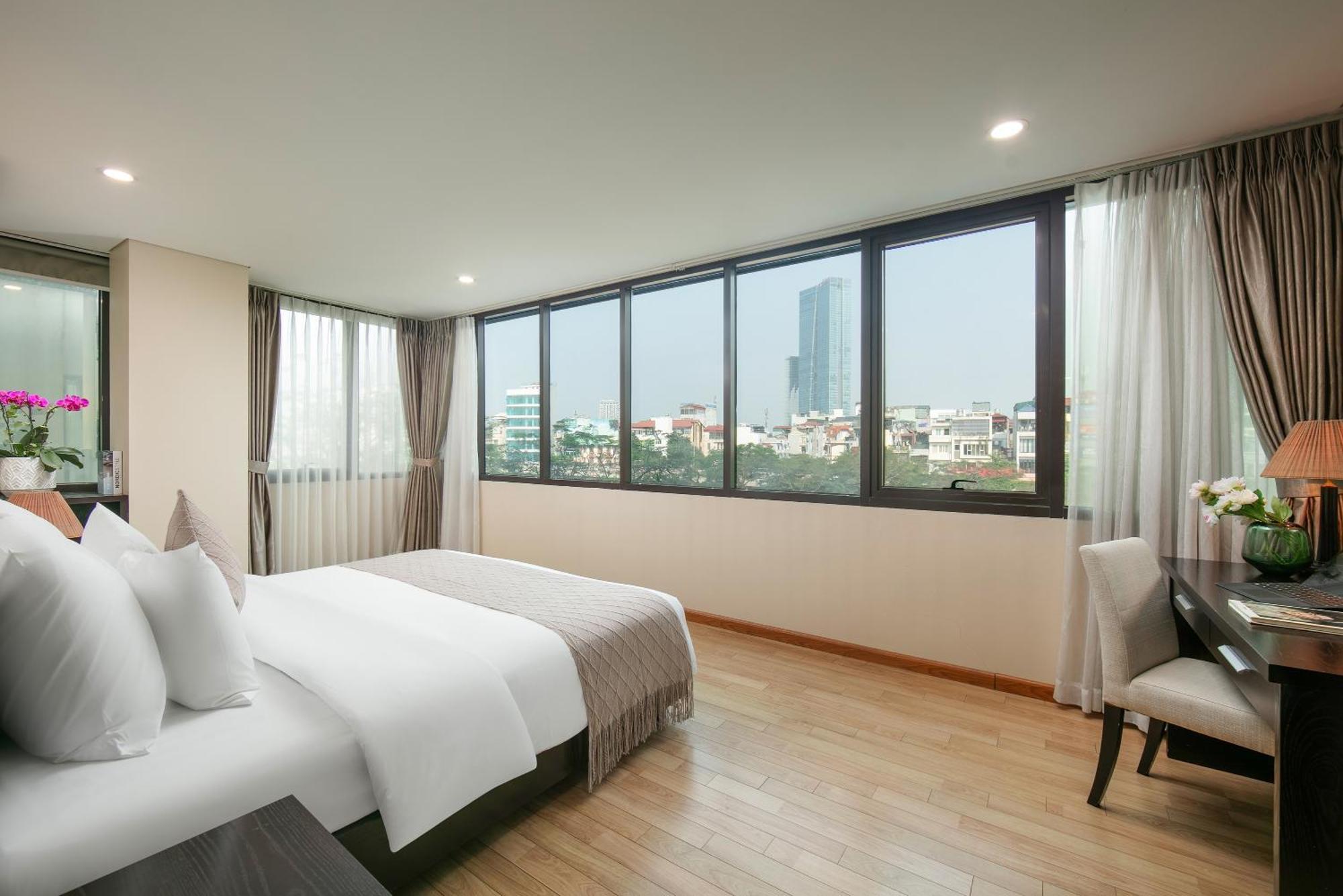 Hb Serviced Apartment - 121B Quan Hoa هانوي المظهر الخارجي الصورة