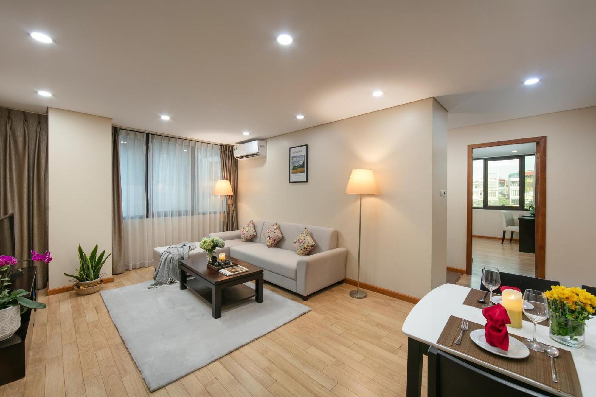 Hb Serviced Apartment - 121B Quan Hoa هانوي المظهر الخارجي الصورة